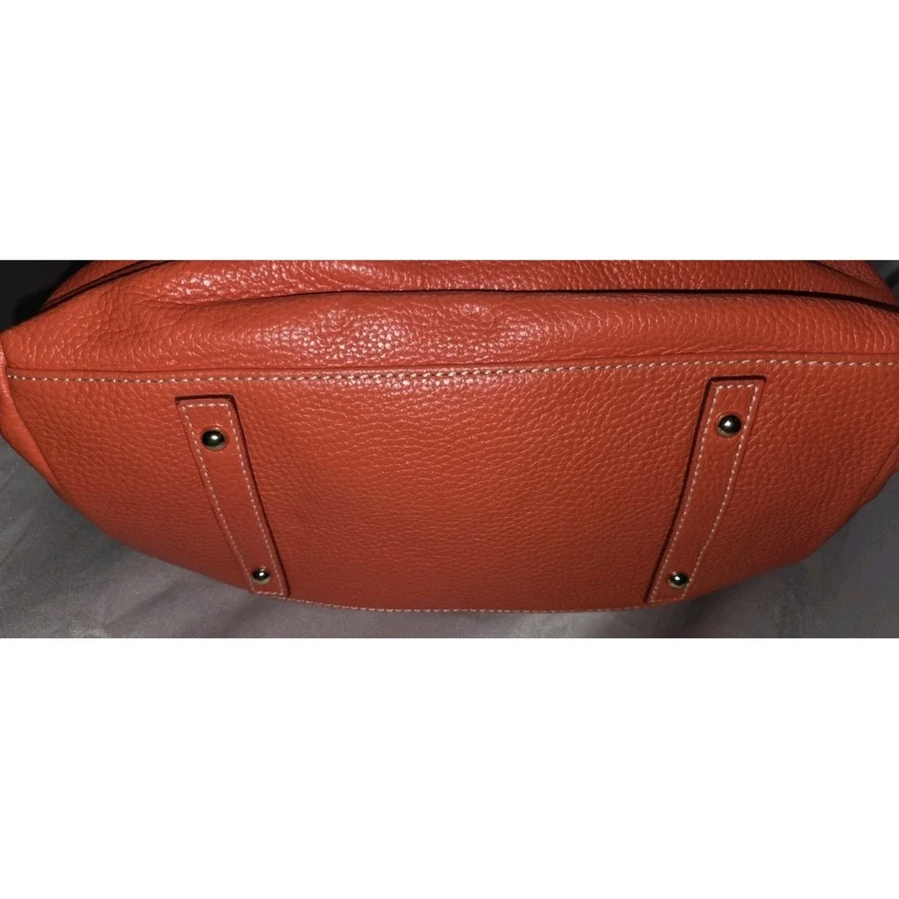 Dooney & Bourke Pebble Leather Logo Hobo